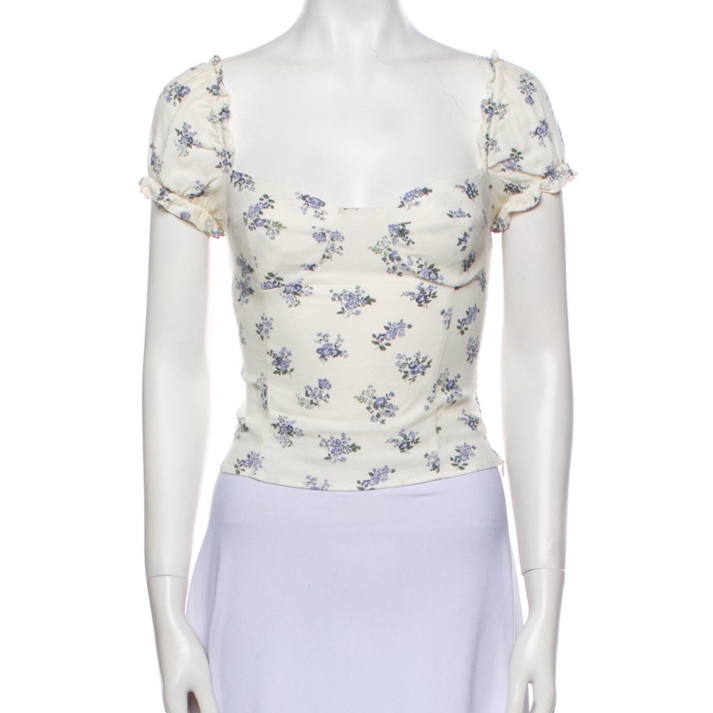 Reformation Floral Top